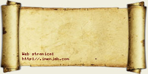 Miljana Nedeljković vizit kartica